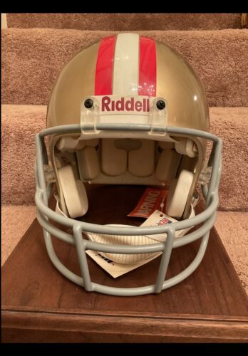 Vintage Riddell VSR-4 Football Helmet San Francisco 49ers Montana Rice Autograph Sports Mem, Cards & Fan Shop:Fan Apparel & Souvenirs:Football-NFL Riddell