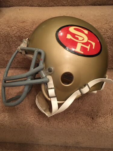 Vintage Rawlings ANFL Football Helmet San Francisco 49ers Schutt NOPDW ERRO Date Sports Mem, Cards & Fan Shop:Game Used Memorabilia:Football-NFL:Helmet WESTBROOKSPORTSCARDS