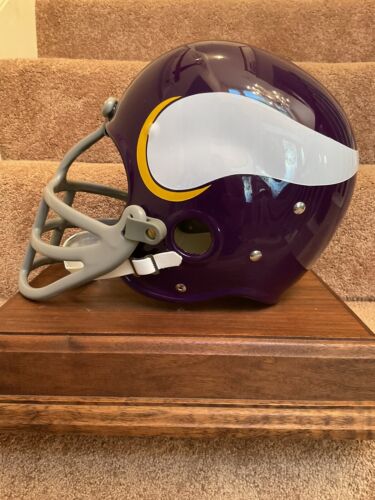 Minnesota Vikings “Big Horns” RK2 Style Suspension Football Helmet Alan Page Sports Mem, Cards & Fan Shop:Fan Apparel & Souvenirs:Football-NFL WESTBROOKSPORTSCARDS