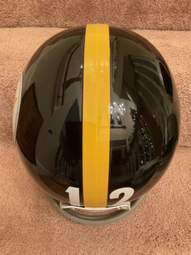 TK2 Style Custom Football Helmet Pittsburgh Steelers Terry Bradshaw Dungard Mask Sports Mem, Cards & Fan Shop:Autographs-Original:Football-NFL:Helmets WESTBROOKSPORTSCARDS
