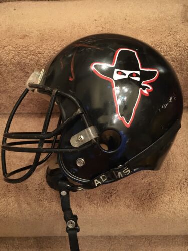 Vintage Riddell Throwback Football Helmet- USFL Oklahoma Outlaws Sports Mem, Cards & Fan Shop:Fan Apparel & Souvenirs:Football-NFL Riddell