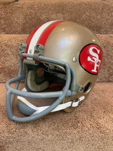 Riddell Kra-Lite RK2 Suspension Football Helmet San Francisco 49ers Dave Wilcox Sports Mem, Cards & Fan Shop:Fan Apparel & Souvenirs:Football-NFL Riddell   