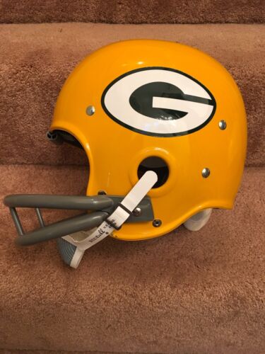 Riddell Kra-Lite RK2 Suspension Green Bay Packers Football Helmet Paul Hornung Sports Mem, Cards & Fan Shop:Fan Apparel & Souvenirs:Football-NFL Riddell   