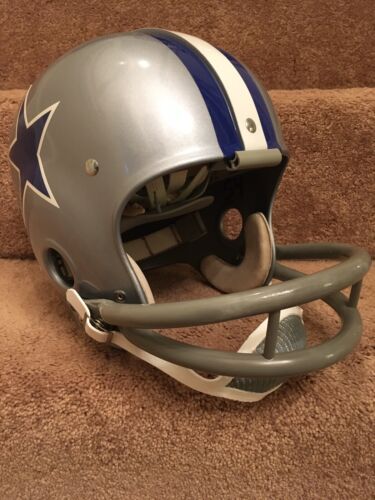 Riddell Kra-Lite RK2 Suspension Football Helmet 1966 Dallas Cowboys Chuck Howley Sports Mem, Cards & Fan Shop:Fan Apparel & Souvenirs:Football-NFL Riddell