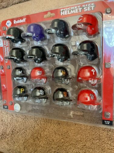 Riddell MLB Pocket Pro 32 Helmet Complete Set With Throwbacks Sports Mem, Cards & Fan Shop:Fan Apparel & Souvenirs:Baseball-MLB Riddell