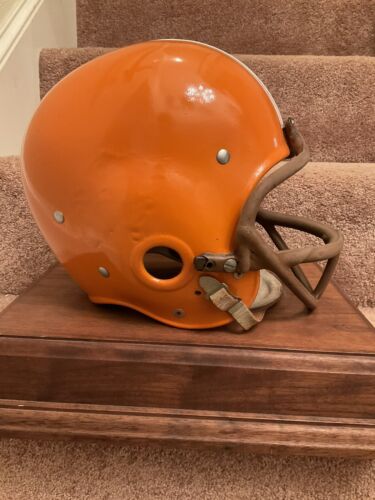 Original Vintage Riddell RK4 Suspension Football Helmet Custom Cleveland Browns Sports Mem, Cards & Fan Shop:Game Used Memorabilia:Football-NFL:Helmet WESTBROOKSPORTSCARDS