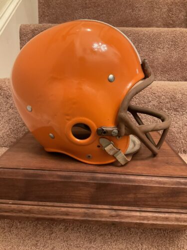 Original Vintage Riddell RK4 Suspension Football Helmet Custom Cleveland Browns Sports Mem, Cards & Fan Shop:Game Used Memorabilia:Football-NFL:Helmet WESTBROOKSPORTSCARDS   