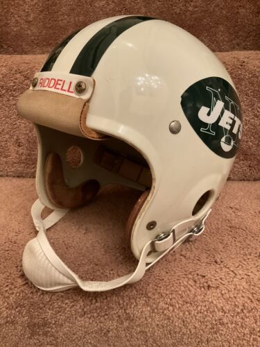 New York Jets Vintage Riddell 1973 Kra-Lite II TK-2 Football Helmet Sports Mem, Cards & Fan Shop:Fan Apparel & Souvenirs:Football-NFL Riddell   