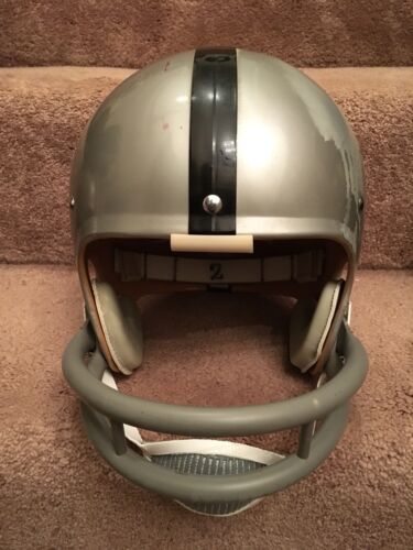Vintage Riddell Kra-Lite TK2 Football Helmet-1971 Oakland Raiders George Blanda Sports Mem, Cards & Fan Shop:Fan Apparel & Souvenirs:Football-NFL WESTBROOKSPORTSCARDS