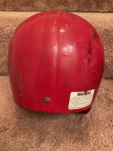 Wilson F2211 Red Football Helmet Isosorb Padding Chiefs Falcons Size 7 Sports Mem, Cards & Fan Shop:Fan Apparel & Souvenirs:Football-NFL Riddell