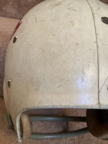 Vintage Game Used 1970 Riddell Kra-Lite Football Helmet St. Louis Cardinals Sports Mem, Cards & Fan Shop:Fan Apparel & Souvenirs:Football-NFL Riddell