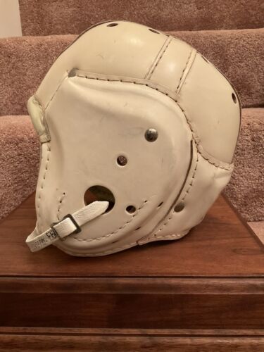Minty MacGregor Authentic H612 Leather Suspension Football Helmet Size 7 1/4 Sports Mem, Cards & Fan Shop:Fan Apparel & Souvenirs:Football-NFL MacGregor