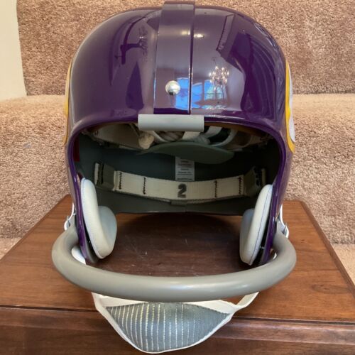 Minnesota Vikings “Big Horns” RK2 Style Suspension Football Helmet Joe Kapp Sports Mem, Cards & Fan Shop:Fan Apparel & Souvenirs:Football-NFL WESTBROOKSPORTSCARDS   