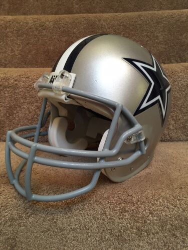 Vintage Schutt Air Football Helmet Dallas Cowboys Troy Aikman Sports Mem, Cards & Fan Shop:Fan Apparel & Souvenirs:Football-NFL Riddell