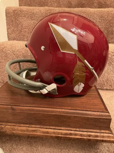 RK2 Style Football Helmet 1969 Washington Redskins Spear Cardinal Color Taylor Sports Mem, Cards & Fan Shop:Fan Apparel & Souvenirs:Football-NFL Riddell   