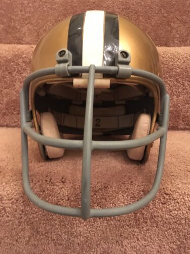 Authentic Riddell Kra-Lite RAC-H2 New Orleans Saints Football Helmet Game Used Sports Mem, Cards & Fan Shop:Fan Apparel & Souvenirs:Football-NFL Riddell   