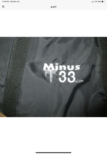 Minus 33 Black Fleeced Lined Zipper Helmet Bag with Handles & Ventilation Hole Sports Mem, Cards & Fan Shop:Fan Apparel & Souvenirs:Football-NFL Air