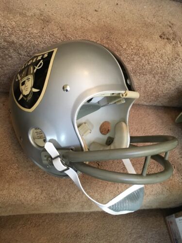 Vintage Riddell Kra-Lite TK2 Football Helmet-1973 Oakland Raiders Cliff Branch Sports Mem, Cards & Fan Shop:Fan Apparel & Souvenirs:Football-NFL WESTBROOKSPORTSCARDS