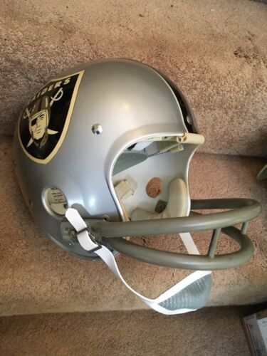 Vintage Riddell Kra-Lite TK2 Football Helmet-1973 Oakland Raiders Cliff Branch Sports Mem, Cards & Fan Shop:Fan Apparel & Souvenirs:Football-NFL WESTBROOKSPORTSCARDS   