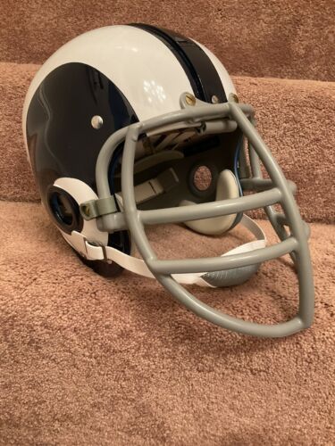 Los Angeles Rams Painted Horns RK2 Style Suspension Football Deacon Jones Sports Mem, Cards & Fan Shop:Fan Apparel & Souvenirs:Football-NFL Riddell