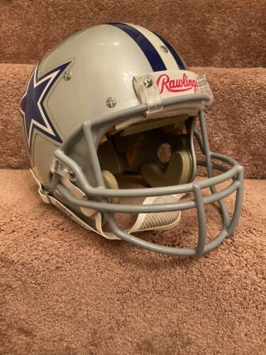 Authentic Vintage Dallas Cowboys Rare Rawlings RTS Football Helmet Walker 1985 Sports Mem, Cards & Fan Shop:Game Used Memorabilia:Football-NFL:Helmet WESTBROOKSPORTSCARDS