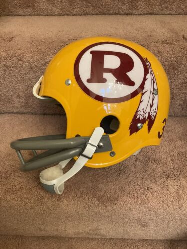 TK2 Style Football Helmet 1972 Washington Redskins Pat Fischer Lombardi R Style Sports Mem, Cards & Fan Shop:Autographs-Original:Football-NFL:Helmets WESTBROOKSPORTSCARDS   