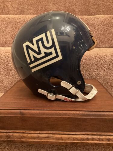 New York Giants Disco NY Decals Vintage Riddell 1975 PAC3 Football Helmet Sports Mem, Cards & Fan Shop:Fan Apparel & Souvenirs:Football-NFL Riddell