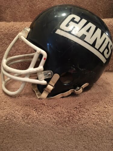 Maxpro New York Giants 1980s Football Helmet Rare Sports Mem, Cards & Fan Shop:Autographs-Original:Football-NFL:Helmets WESTBROOKSPORTSCARDS