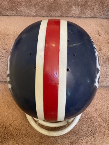 Vintage Riddell Kra-Lite Football Helmet 1975 New York Giants Disco NY Sports Mem, Cards & Fan Shop:Fan Apparel & Souvenirs:Football-NFL Riddell   