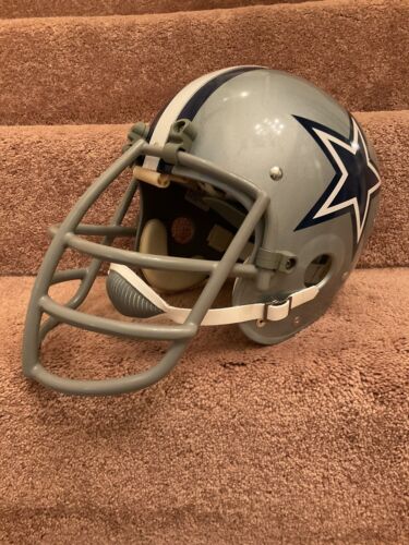 Bob Lilly Autographed Stats TK2 Dallas Cowboys Football Helmet Authentic Paint Sports Mem, Cards & Fan Shop:Fan Apparel & Souvenirs:Football-NFL Riddell