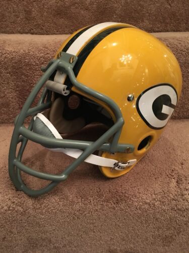 Riddell Kra-Lite RK2 Suspension Green Bay Packers Football Helmet Jerry Kramer Sports Mem, Cards & Fan Shop:Fan Apparel & Souvenirs:Football-NFL Riddell