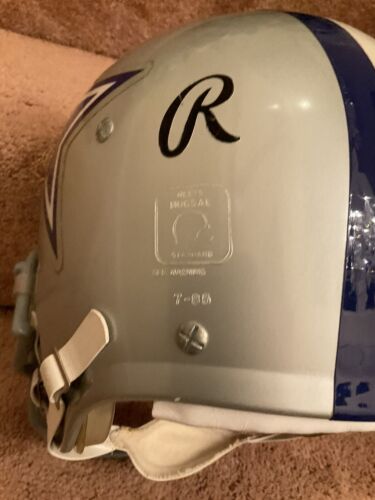 Authentic Vintage Dallas Cowboys Rare Rawlings RTS Football Helmet Walker 1985 Sports Mem, Cards & Fan Shop:Game Used Memorabilia:Football-NFL:Helmet WESTBROOKSPORTSCARDS