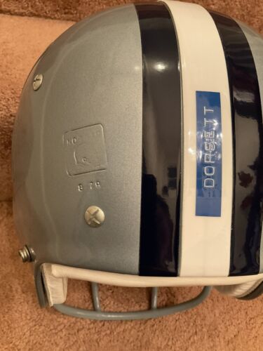 Rawlings HND-9 Football Helmet Schutt Red Dot OPO Dallas Cowboys Tony Dorsett Sports Mem, Cards & Fan Shop:Game Used Memorabilia:Football-NFL:Helmet WESTBROOKSPORTSCARDS