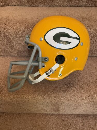 Riddell Kra-Lite RK2 Suspension Green Bay Packers Football Helmet Willie Davis Sports Mem, Cards & Fan Shop:Fan Apparel & Souvenirs:Football-NFL Riddell