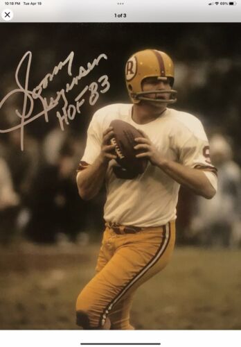 RK2 Style Football Helmet 1971 Washington Redskins Sonny Jurgensen Lombardi R Sports Mem, Cards & Fan Shop:Autographs-Original:Football-NFL:Helmets WESTBROOKSPORTSCARDS