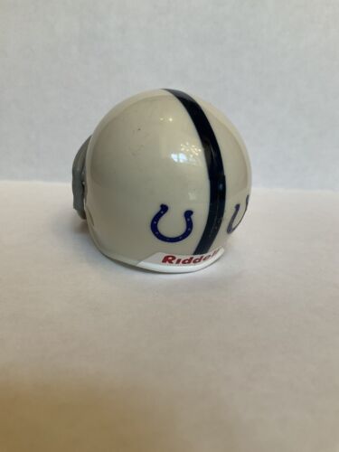 Baltimore Colts Riddell NFL Pocket Pro Helmet 1956 Custom Throwback (White helmet with Double Horseshoes) Sports Mem, Cards & Fan Shop:Fan Apparel & Souvenirs:Football-NFL Riddell