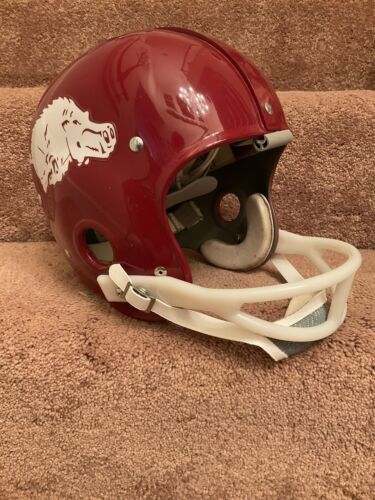 Riddell Kra-Lite RK2 Football Helmet 1964 Arkansas Razorbacks National Champions Sports Mem, Cards & Fan Shop:Fan Apparel & Souvenirs:College-NCAA Riddell