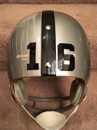 Vintage Riddell Kra-Lite TK2 Football Helmet-1971 Oakland Raiders George Blanda Sports Mem, Cards & Fan Shop:Fan Apparel & Souvenirs:Football-NFL WESTBROOKSPORTSCARDS