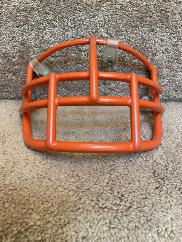 Vintage Riddell 1980s NOPO Football Helmet Lineman Orange 2-Dot Facemask USFL Sporting Goods:Team Sports:Football:Clothing, Shoes & Accessories:Helmets & Hats Riddell