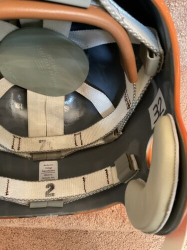 RK4 Husky Vintage Style Suspension Football Helmet Cleveland Browns Jim Brown Sports Mem, Cards & Fan Shop:Game Used Memorabilia:Football-NFL:Helmet WESTBROOKSPORTSCARDS