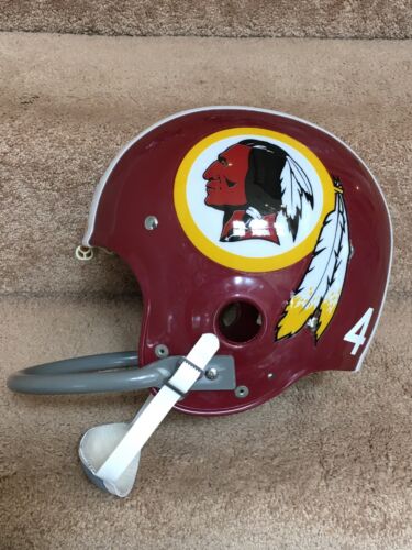 Vintage Riddell Kra-Lite Football Helmet 1973 Washington Redskins Charley Taylor Sports Mem, Cards & Fan Shop:Fan Apparel & Souvenirs:Football-NFL Riddell