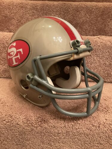 Vintage Riddell PAC3 Football Helmet San Francisco 49ers Schutt Green Dot OPODW Sports Mem, Cards & Fan Shop:Game Used Memorabilia:Football-NFL:Helmet WESTBROOKSPORTSCARDS   