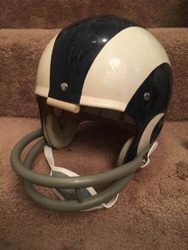 Los Angeles Rams Riddell Throwback TK Football Helmet 1971 Painted Horns RARE! Sports Mem, Cards & Fan Shop:Fan Apparel & Souvenirs:Football-NFL WESTBROOKSPORTSCARDS
