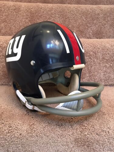 Riddell Kra-Lite TK2 Suspension Football Helmet 1970 New York Giants Tarkenton Sports Mem, Cards & Fan Shop:Fan Apparel & Souvenirs:Football-NFL Riddell   