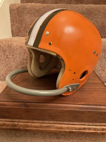 Original Vintage 1960s Wilson Football Helmet Size 6 7/8 Cleveland Browns Sports Mem, Cards & Fan Shop:Fan Apparel & Souvenirs:Football-NFL Wilson   