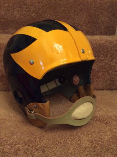 Michigan Wolverines 1947 National Champions Throwback RT Style Football Helmet Sports Mem, Cards & Fan Shop:Fan Apparel & Souvenirs:College-NCAA WESTBROOKSPORTSCARDS