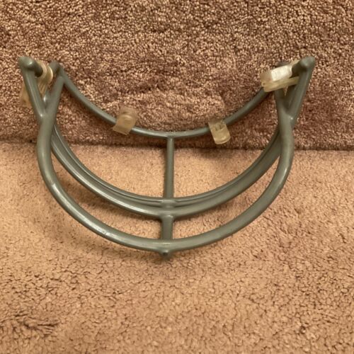 Vintage Schutt 1980 Double Wire NOP Red Dot Gray Football Helmet Face Mask- Rare Sporting Goods:Team Sports:Football:Clothing, Shoes & Accessories:Helmets & Hats Schutt