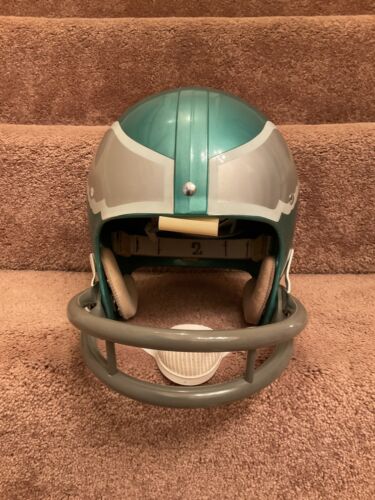 Vintage Riddell Kra-Lite TK2 Football Helmet 1974 Philadelphia Eagles Bradley Sports Mem, Cards & Fan Shop:Fan Apparel & Souvenirs:Football-NFL Riddell