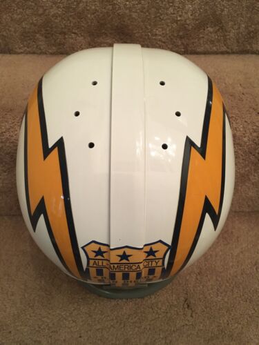 Riddell Kra-Lite RK2 Suspension 1963 San Diego Chargers Football Helmet Alworth Sports Mem, Cards & Fan Shop:Fan Apparel & Souvenirs:Football-NFL Riddell   