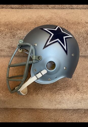 Riddell Kra-Lite II 1972 Suspension Football Helmet Dallas Cowboys John Niland Sports Mem, Cards & Fan Shop:Fan Apparel & Souvenirs:Football-NFL Riddell
